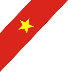 Vietnam Flag Tilted