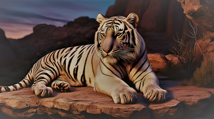 tiger in the wild