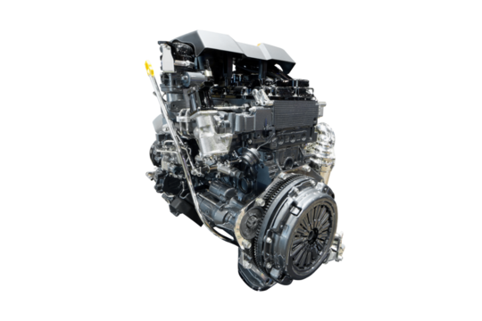New car engine isolated, Full transparent PNG
