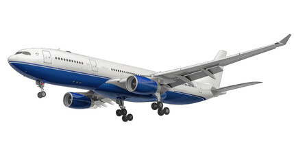 Obraz premium Airplane aircraft transport airplane transportation travel traveler flight fly air plane trip jet business. Transparent background or PNG file.