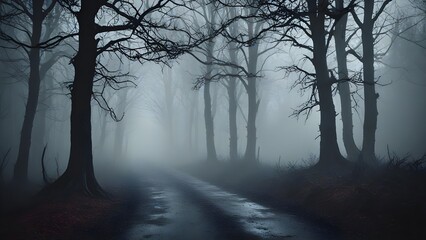 morning in the forest