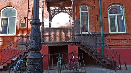 Entrance to the Historical Building of the Tambov Orthodox Gymnasium