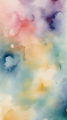 Fototapeta premium Abstract watercolor background in soft hues