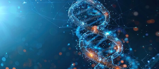 DNA Double Helix, Digital Art