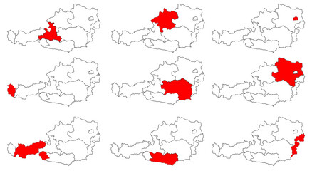 Austria Bundesländer