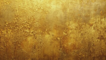 Obraz premium Golden Wall Texture, Watercolor, Abstract Background, Gold, Wall