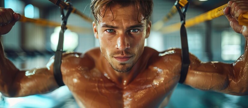 Sweaty and Determined - A Man's Workout