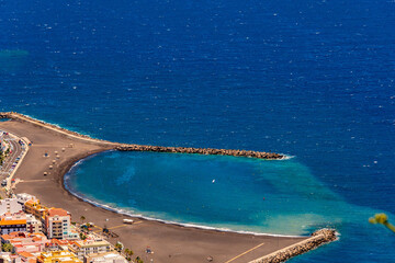 Paisaje en la isla de la Palma, Canarias.
