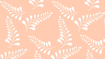 Fototapeta premium Beautiful leaf Floral Pattern Background
