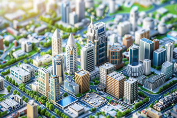 Miniature Cityscape