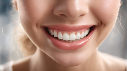 Obraz premium Aesthetic dentistry smile design treatment. Generative AI