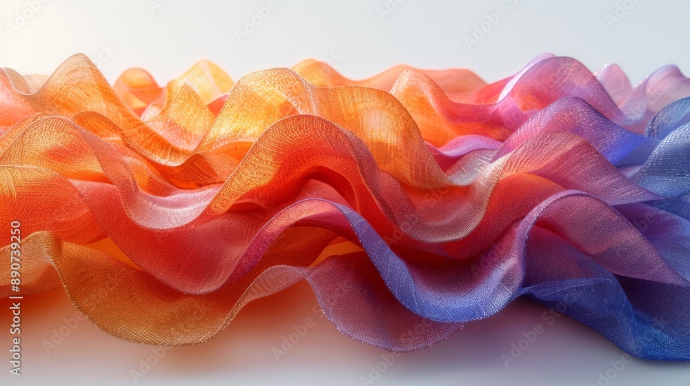 Aufkleber abstract vector texture with grainy orange gradation and pink noise: dynamic gradient background