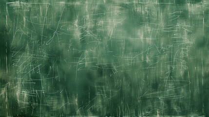 Green chalkboard texture background with chalk smudges and scratches