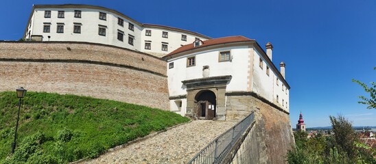 Amazing Ptuj Castle in Slovenia - Ptuj Grad - medieval fortress built in the mid-12th century