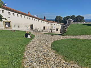 Amazing Ptuj Castle in Slovenia - Ptuj Grad - medieval fortress built in the mid-12th century
