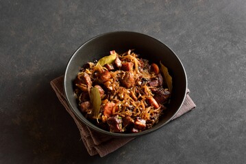 Traditional polish Bigos