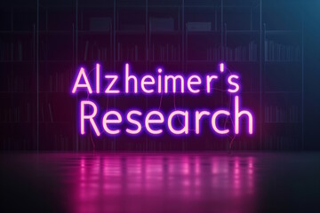 Obraz premium Neon sign with the words 