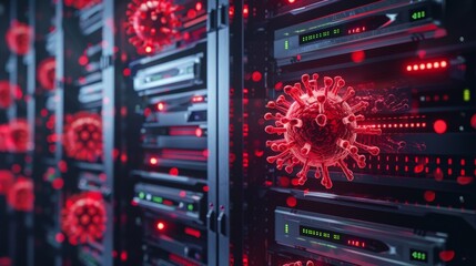 Cybersecurity threat: Coronavirus on server