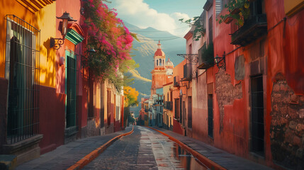 Fototapeta premium mexico street