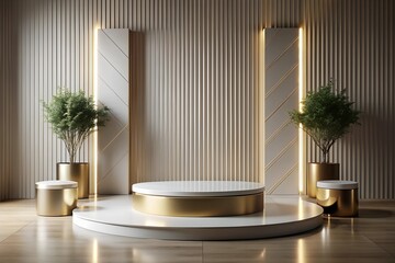 Luxurious Empty Product Podium