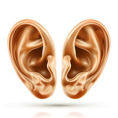 Obraz premium Icon for ear listening Vector Isolated