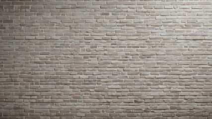 Old white brick wall background. Generative AI