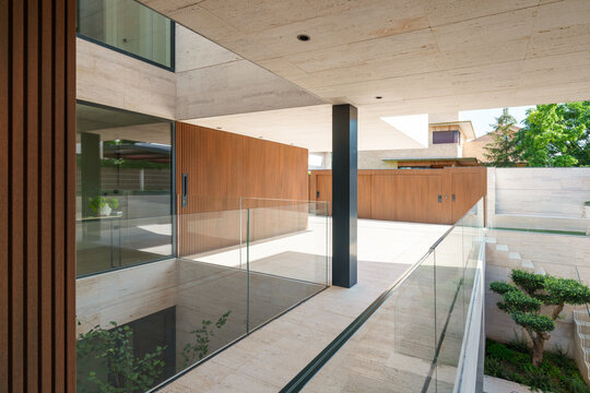 Modern home showcasing contemporary architecture and design