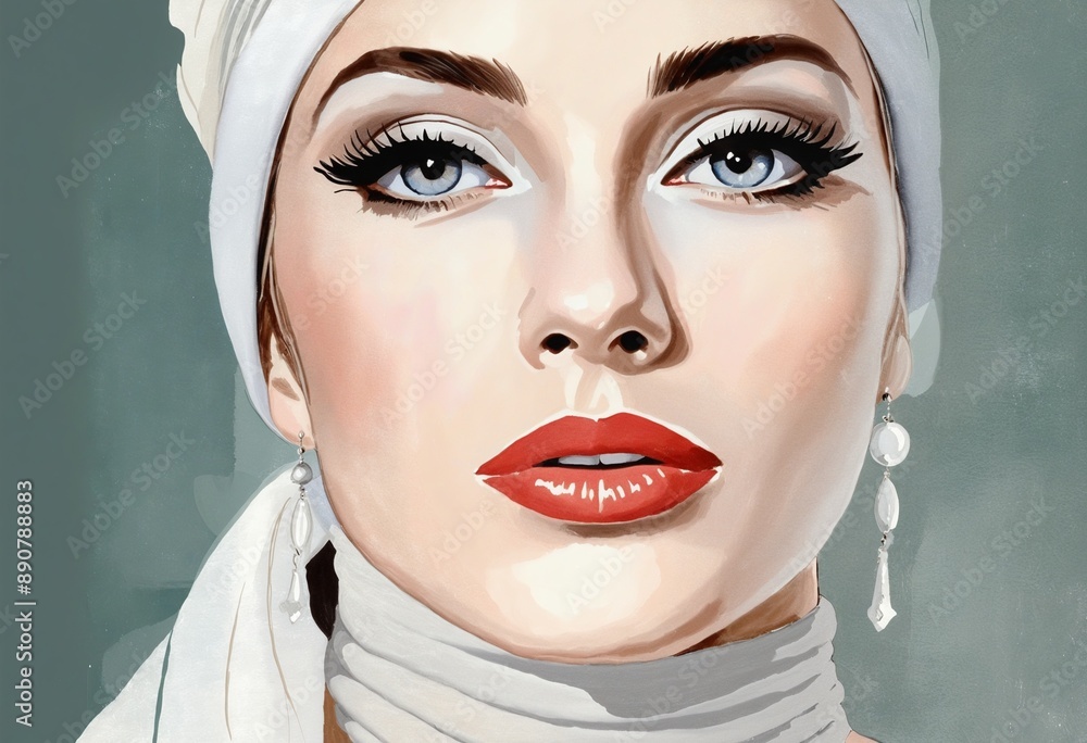 Poster elegant expressions: a collection of artistic designs