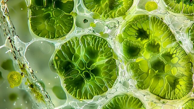 Cross section of moss antheridium