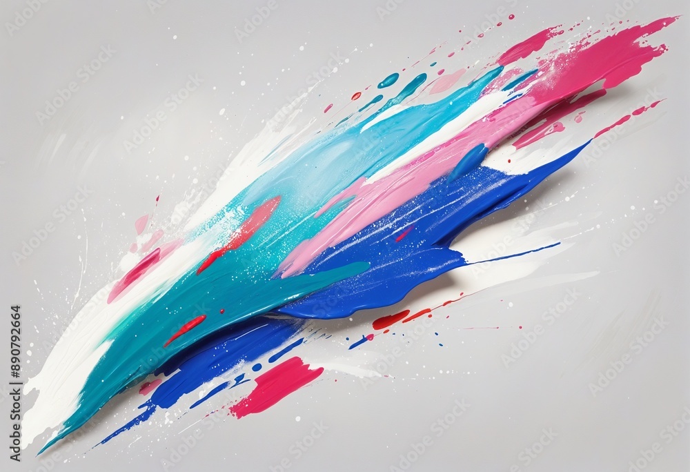 Poster abstract background with splashes