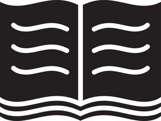 Book Glyph Icon
