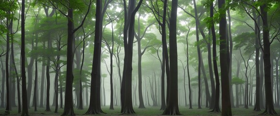 Lush Organic Environment Illustration