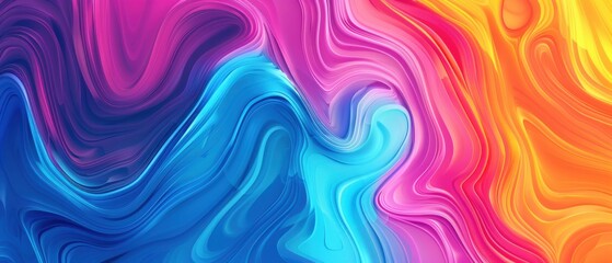Obraz premium Colorful Abstract Swirls