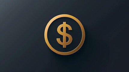 Obraz premium Dollar sign minimal , protect concept