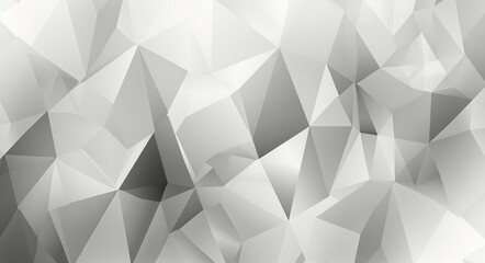 Fototapeta premium Abstract Gray And White Geometric Pattern Background