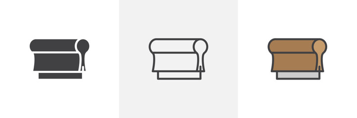 Print screen colored icon set