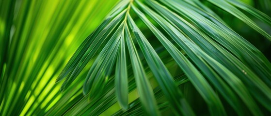 Obraz premium Green Palm Leaves