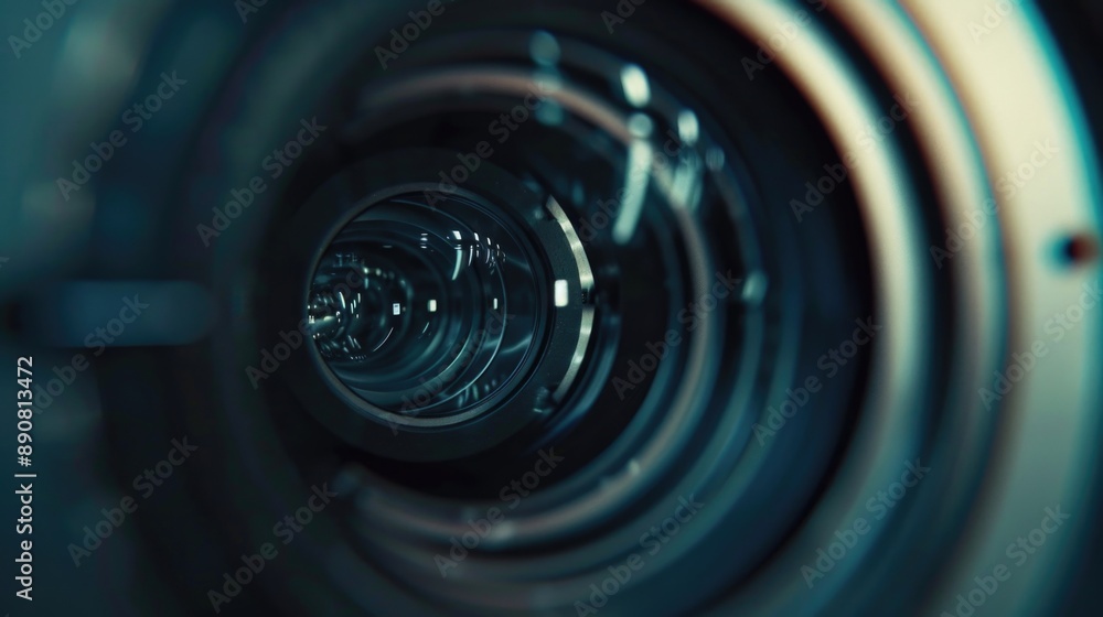 Poster a detailed image of a camera lens, useful for technology and photography related content
