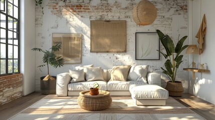 Modern Boho Living Room