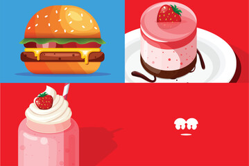 Kit One: Burger | Cheesecake | Shake