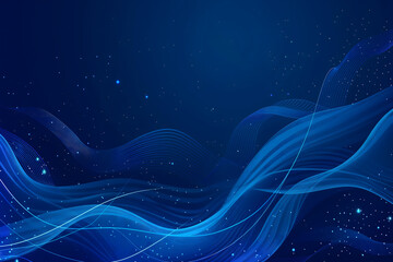 Minimal blue abstract modern background design texture of undulating midnight blue waves, abstract wave background with copy space.