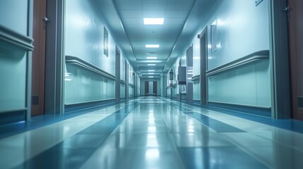 Obraz premium Hospital Corridor