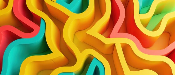 Colorful Abstract Waves