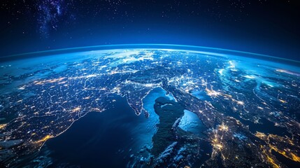 Earth from Space at Night