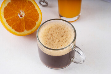 CapuOrange summer coffee drink
