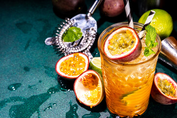 Passion fruit lemonade