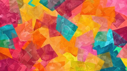 Abstract Colorful Geometric Pattern Background