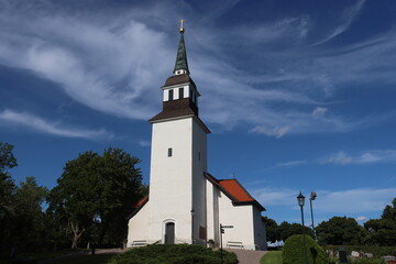 Sweden. Landeryd's church. The original church was from the latter part of the 12th century, but Landeryd's church as it now looks is from 1753. 
