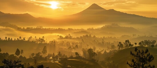 Golden Sunrise, Sikunir Hill