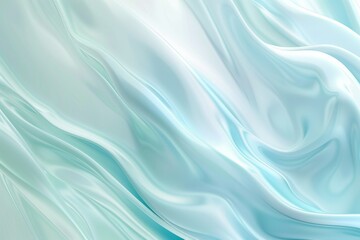 Naklejka premium Abstract background, light blue and white gradient silk fabric